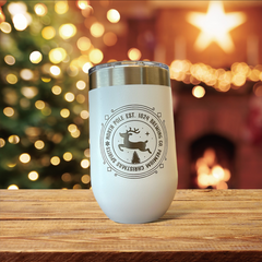 Reindeer North Pole Brewing Co. 16 oz Tumbler