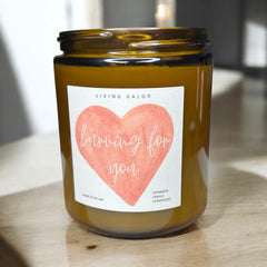 “Burning for You” Cinnamon and Vanilla Soy Candle