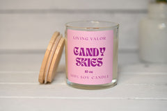 Candy Skies Soy Candle - 10oz Glass Jar