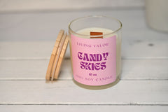 Candy Skies Soy Candle - 10oz Glass Jar