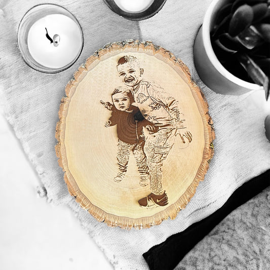 Personalized Wood Round